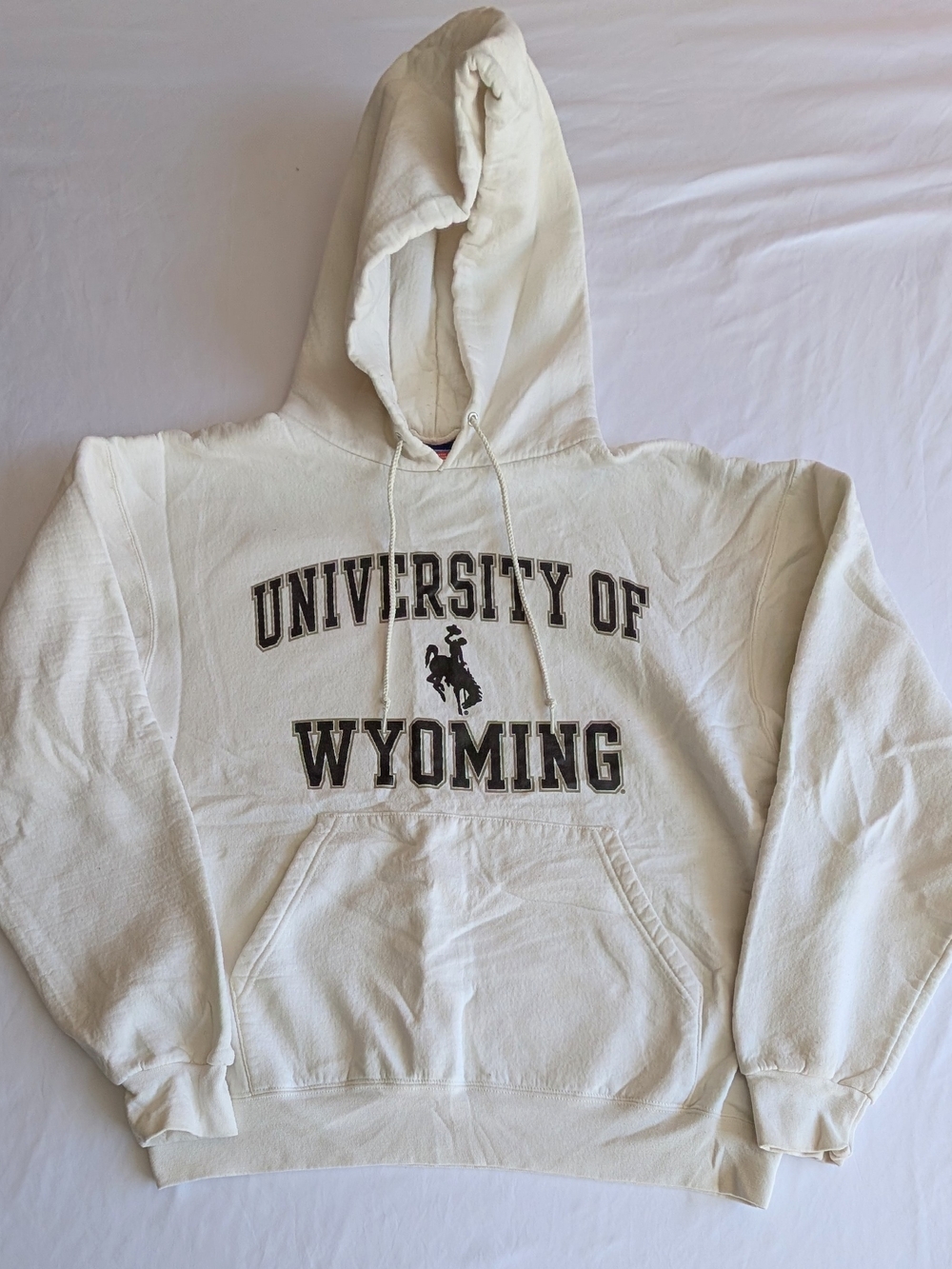 University of Wyoming Cream Hoodie XL